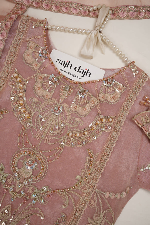 Sajh Dajh Tehwar - Luxury Festive Collection - Ready to Wear - V2 - D2/Pink