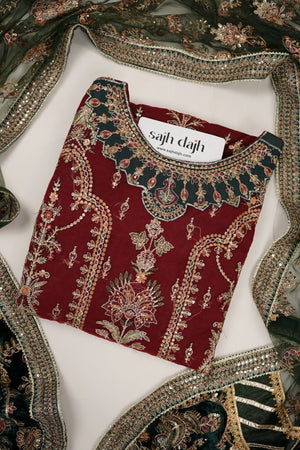Sajh Dajh Tehwar - Luxury Festive Collection - Ready to Wear - V2 - D3