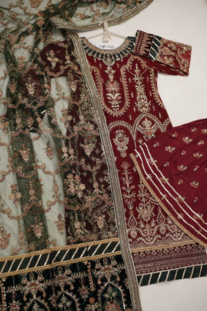 Sajh Dajh Tehwar - Luxury Festive Collection - Ready to Wear - V2 - D3