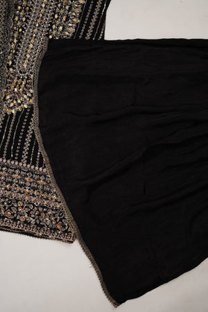 Sajh Dajh Tehwar - Luxury Festive Collection with Gharara - Ready to Wear - V1 - D4