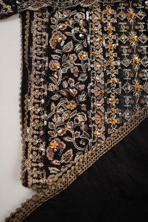 Sajh Dajh Tehwar - Luxury Festive Collection with Gharara - Ready to Wear - V1 - D4