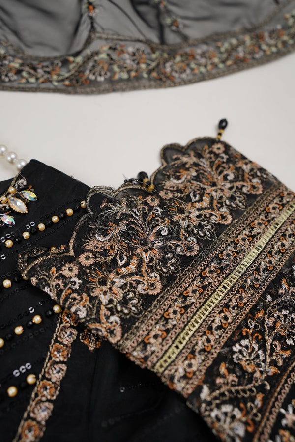 Sajh Dajh Tehwar - Luxury Festive Collection with Gharara - Ready to Wear - V1 - D5