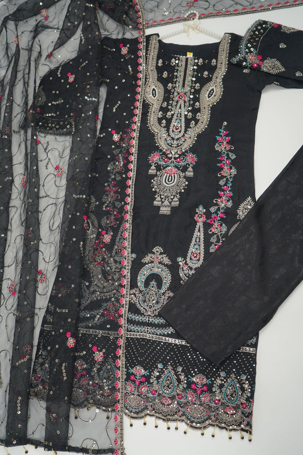 Sajh Dajh Tehwar - V2 - Luxury Festive Collection - Organza - Ready to Wear -  D5