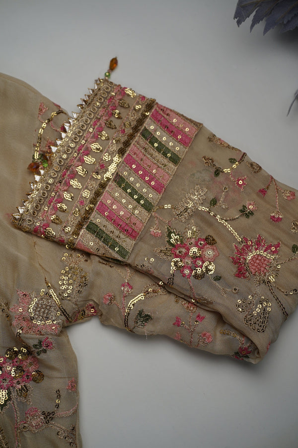 Sajh Dajh Tehwar - V3 - Luxury Festive Collection - Chiffon - Ready to Wear -  D7