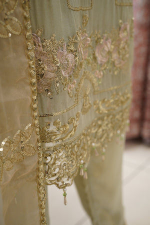 Sajh Dajh Tehwar - V3 - Luxury Festive Collection - Chiffon - Ready to Wear -  D8