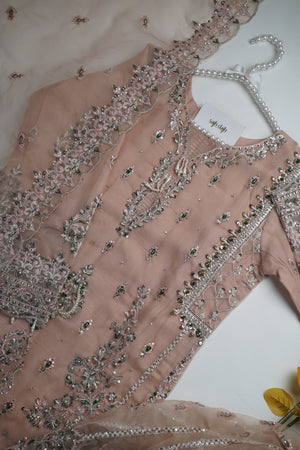 Sajh Dajh Tehwar - V3 - Luxury Festive Collection with Gharara - Organza - Ready to Wear -  D8