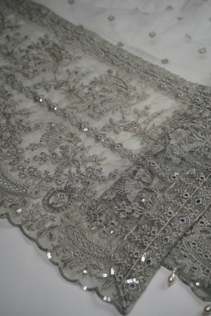 Sajh Dajh Tehwar - V3 - Luxury Festive Collection with Net Dupatta - Organza - Ready to Wear -  D3