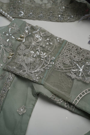 Sajh Dajh Tehwar - V3 - Luxury Festive Collection with Net Dupatta - Organza - Ready to Wear -  D3