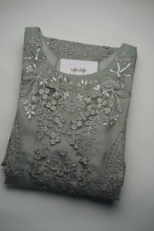 Sajh Dajh Tehwar - V3 - Luxury Festive Collection with Net Dupatta - Organza - Ready to Wear -  D3