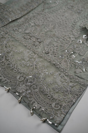 Sajh Dajh Tehwar - V3 - Luxury Festive Collection with Net Dupatta - Organza - Ready to Wear -  D3