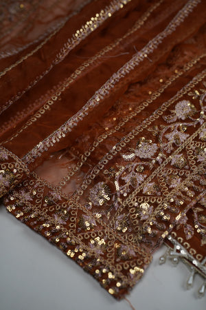 Sajh Dajh Tehwar - V4 - Luxury Festive Collection with Gharara - Organza - Ready to Wear -  D10