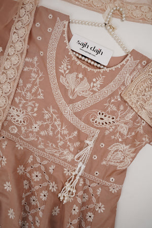 Sajh Dajh Tehwar V9 - Luxury Embroidered Lawn Festive Outfits - D4