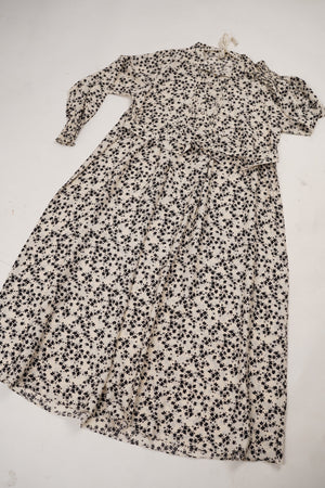 Sajh Dajh XS to XL (Free Size) Lyra -  Georgette Maxi - Ready to Wear - Belt Included