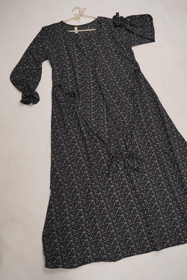 Sajh Dajh XS to XL (Free Size) Lyra -  Georgette Maxi - Ready to Wear - Belt Included